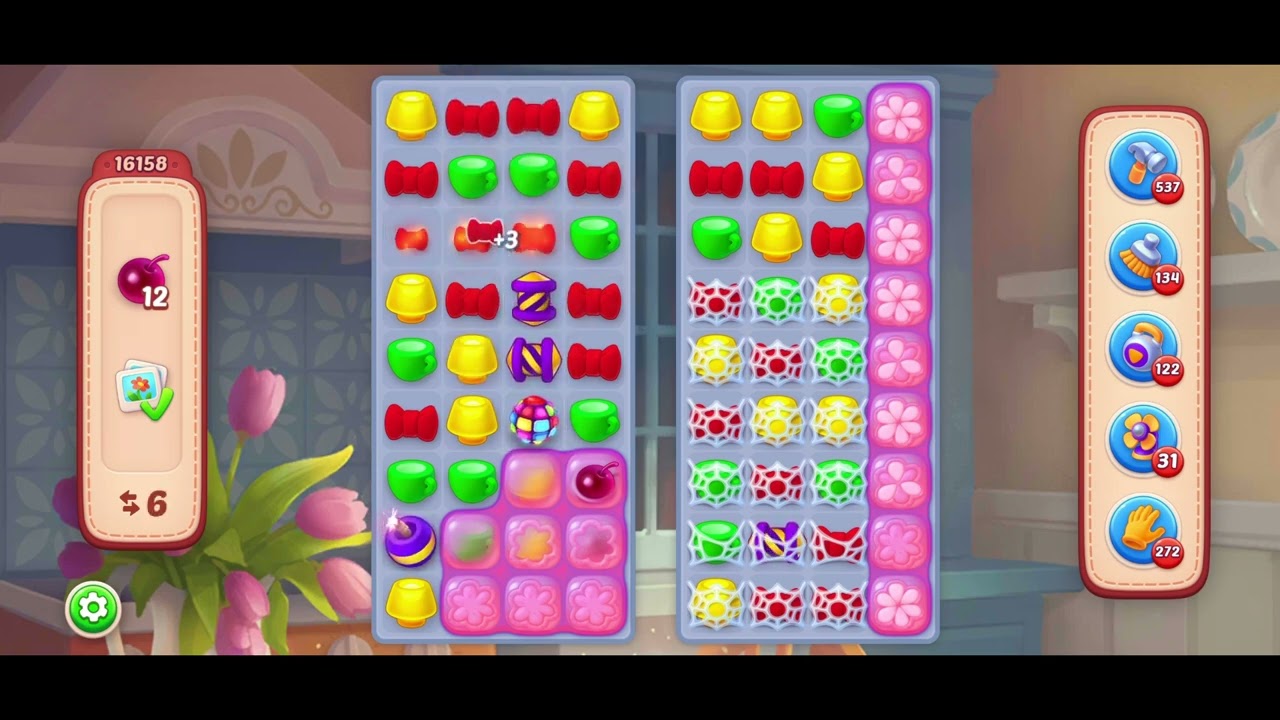 Homescapes Level 16158  -- No cheats