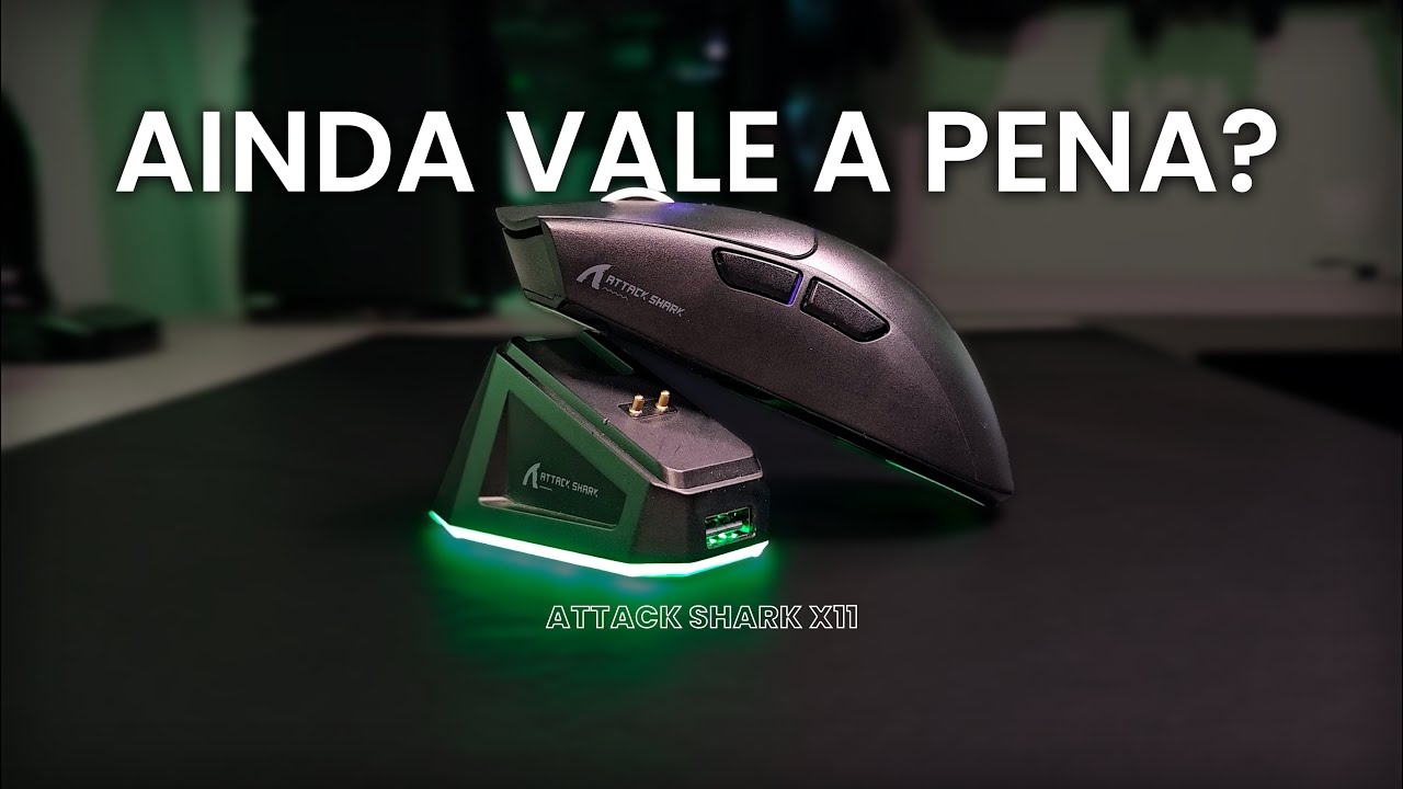 UMA BOA PARA 2026? 1 ANO COM O MOUSE ATTACK SHARK X11 | REVIEW
