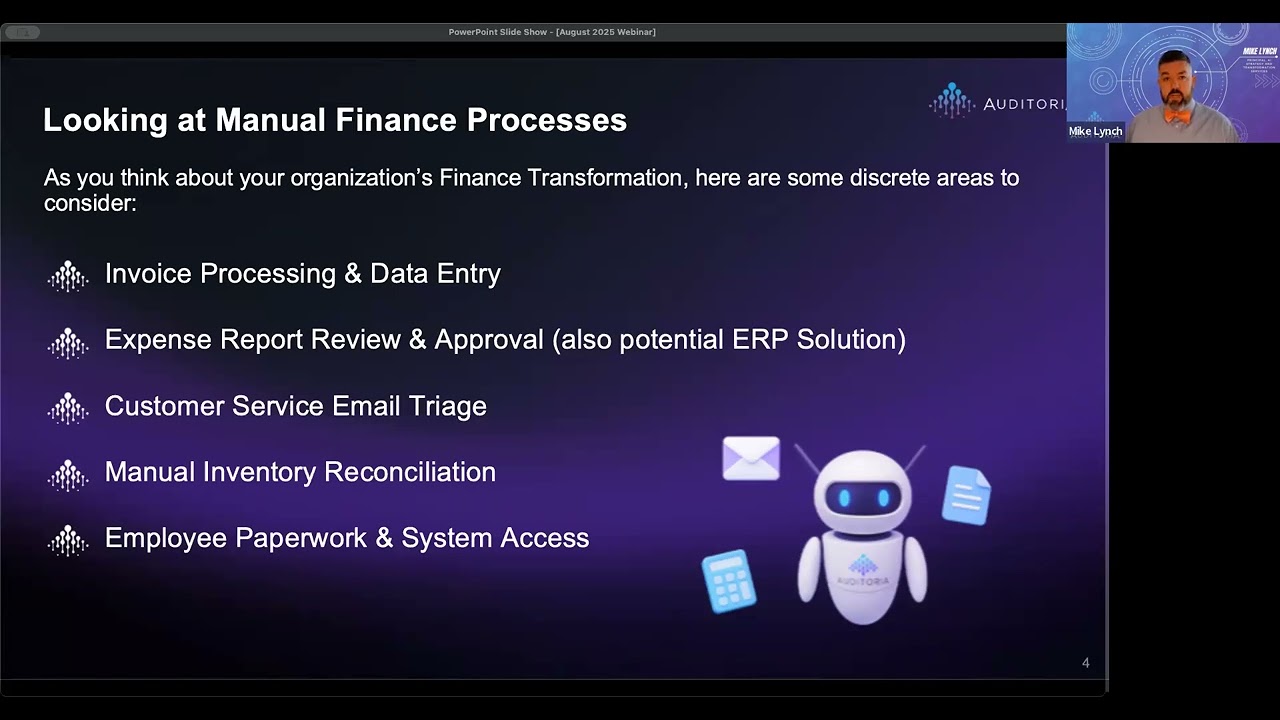 Finance Transformation and Where Does AI Fit
