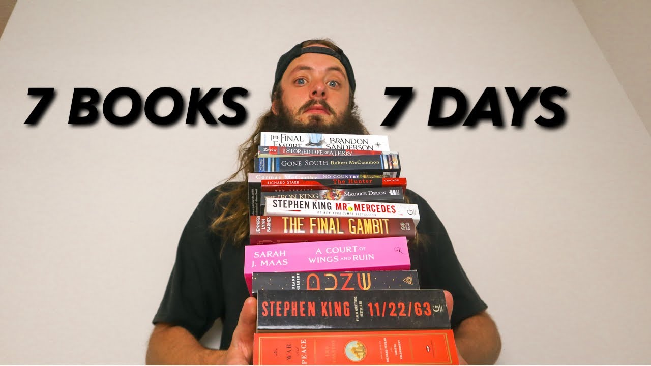 I Attempted to Read 7 Books In 7 Days | Reading Vlog