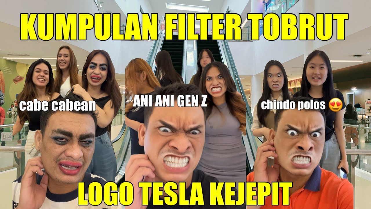 KUMPULAN FILTER TOBRUT | FILTER LOGO TESLA | PRANK FILTER FUNNY