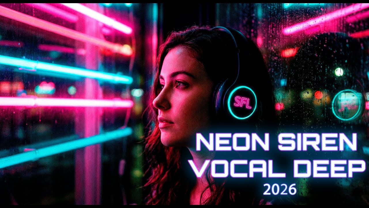 Neon Siren 🧜&zwj;♀️ Vocal Deep House 2026 | Night Drive & Emotional Mix