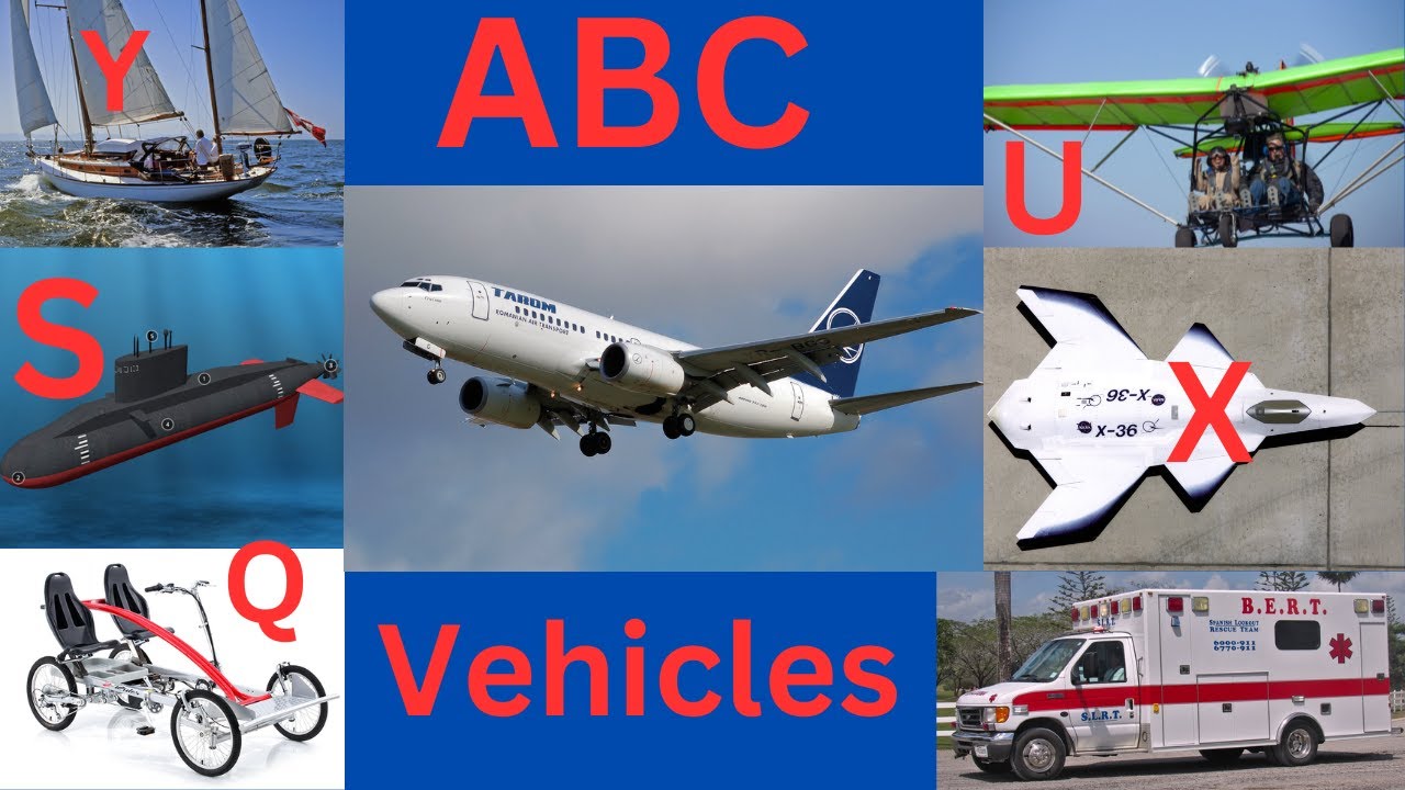 ABC Vehicles for kids ll ABC Vehicles ke naam ll ABC Vehicles in Bengali ll ABC Vehicles in English
