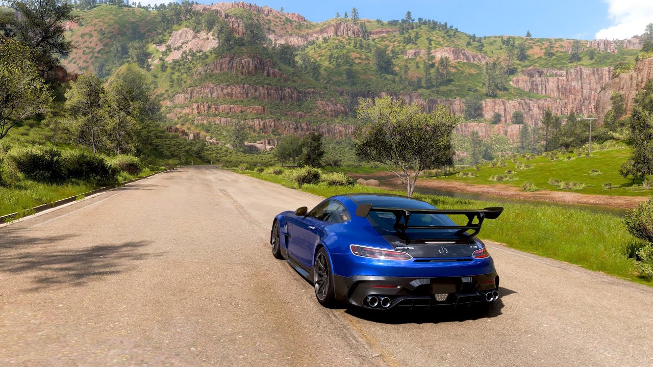4K Realistic AMG GT Black edition Gameplay FH5 