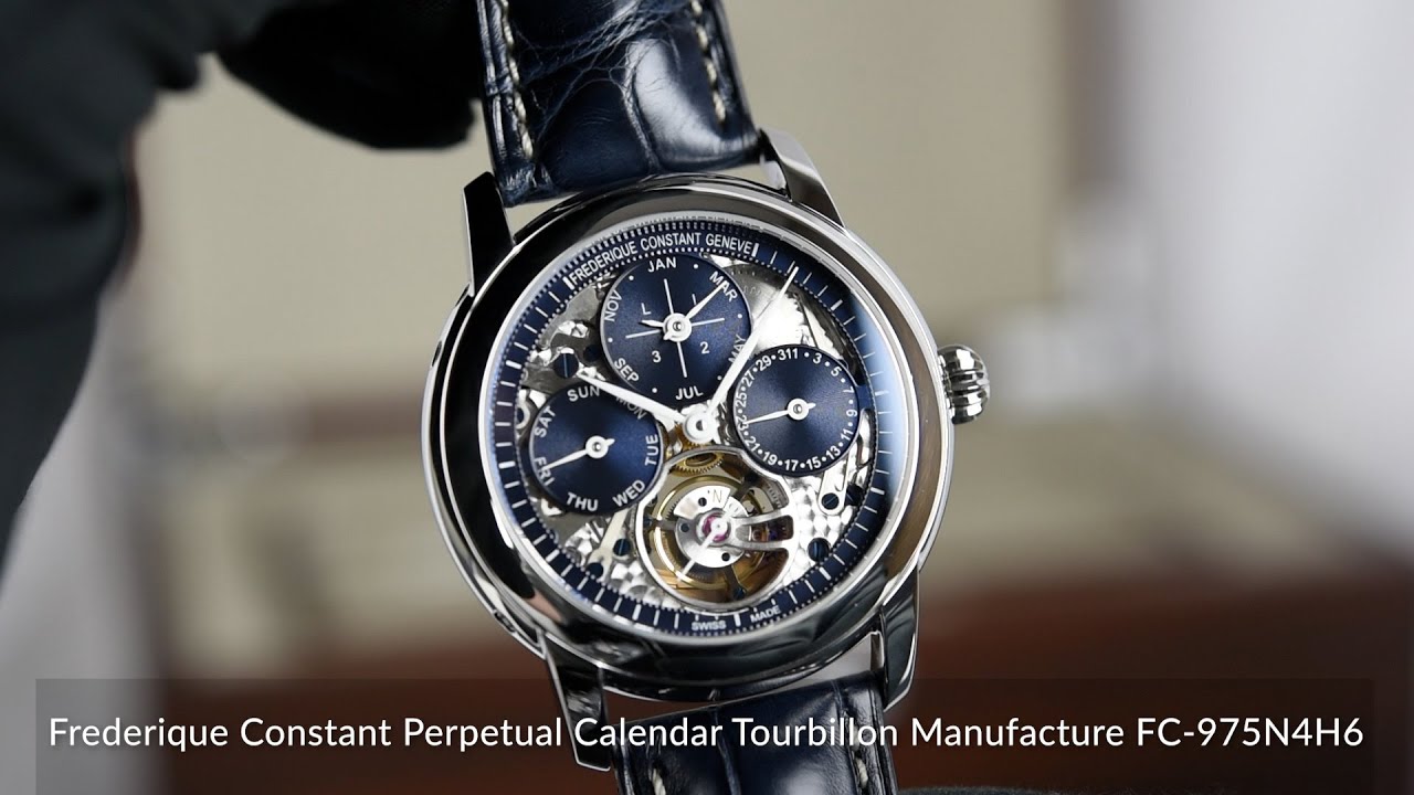 Frederique Constant Perpetual Calendar Tourbillon Manufacture FC-975N4H6