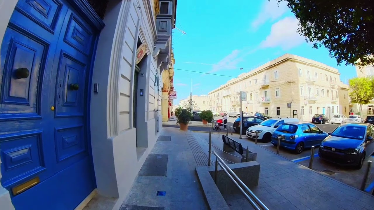 [4K]Senglea, Malta.