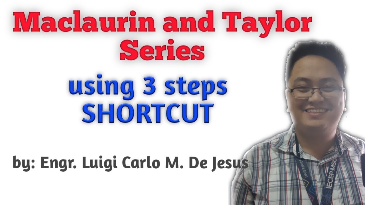 3-Steps Method in Finding the Taylor Series