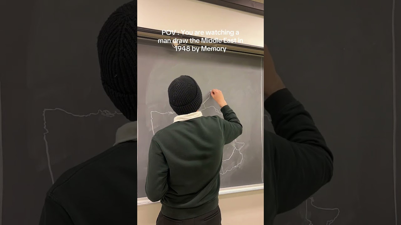 Drawing the Middle East in 1948 from Memory