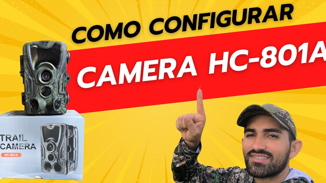 CONFIGURAR CÂMERA HC-801A 📷📷📷📸📸📸