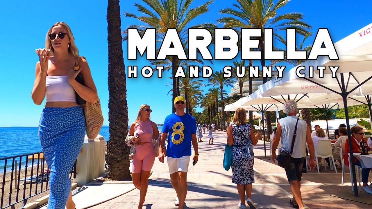 Marbella Spain Hot and Sunny City Update April 2023 Costa del Sol | Málaga [4K]