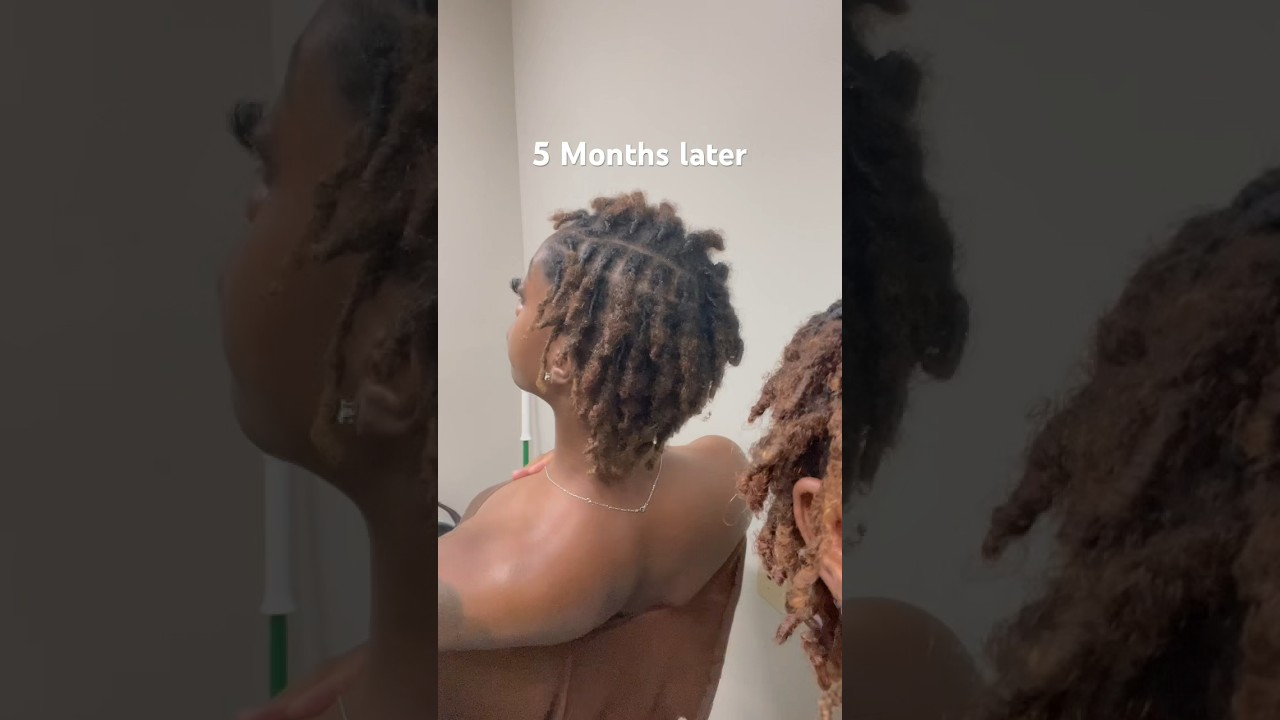 5 Months Loc Journey + Many more to go #locjourney #naturalhair #hairgrowth #naturalhairgrowth #locs