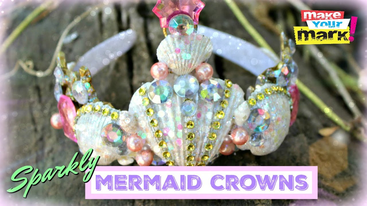Sparkly Mermaid Crowns - The easiest!