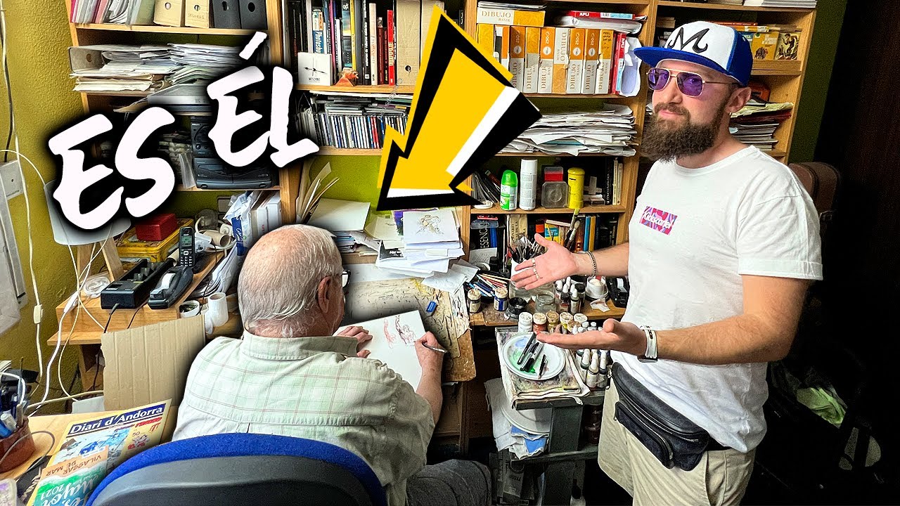 ENCONTRAMOS AL GRAN ARTISTA ESPAÑOL LÓPEZ ESPÍ MARVEL Y MASTERS DEL UNIVERSO