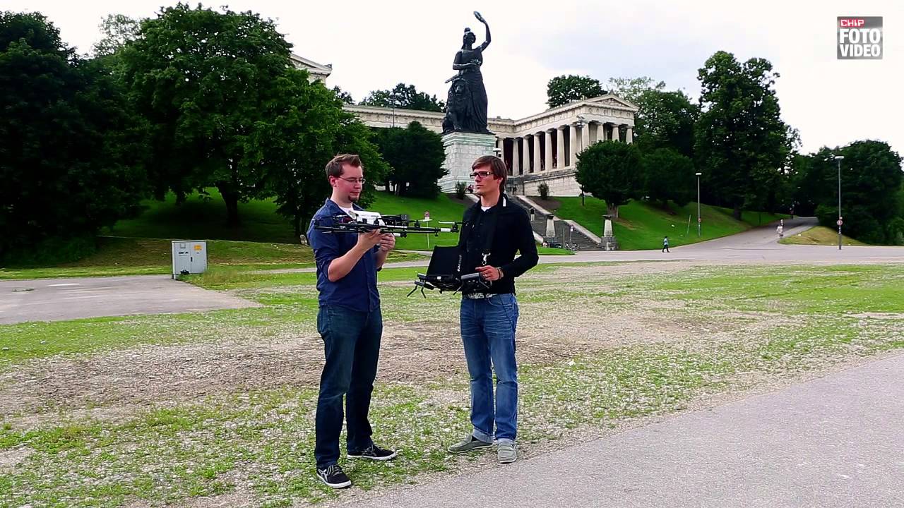 UAV / Drone demo flight /// AscTec Falcon 8 @ CHIP