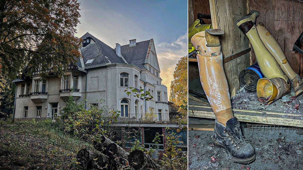 Rejtélyes ELHAGYATOTT SZANATÓRIUM az erdőben😱 - Mozgássérültek Rehabilitációs Központja
