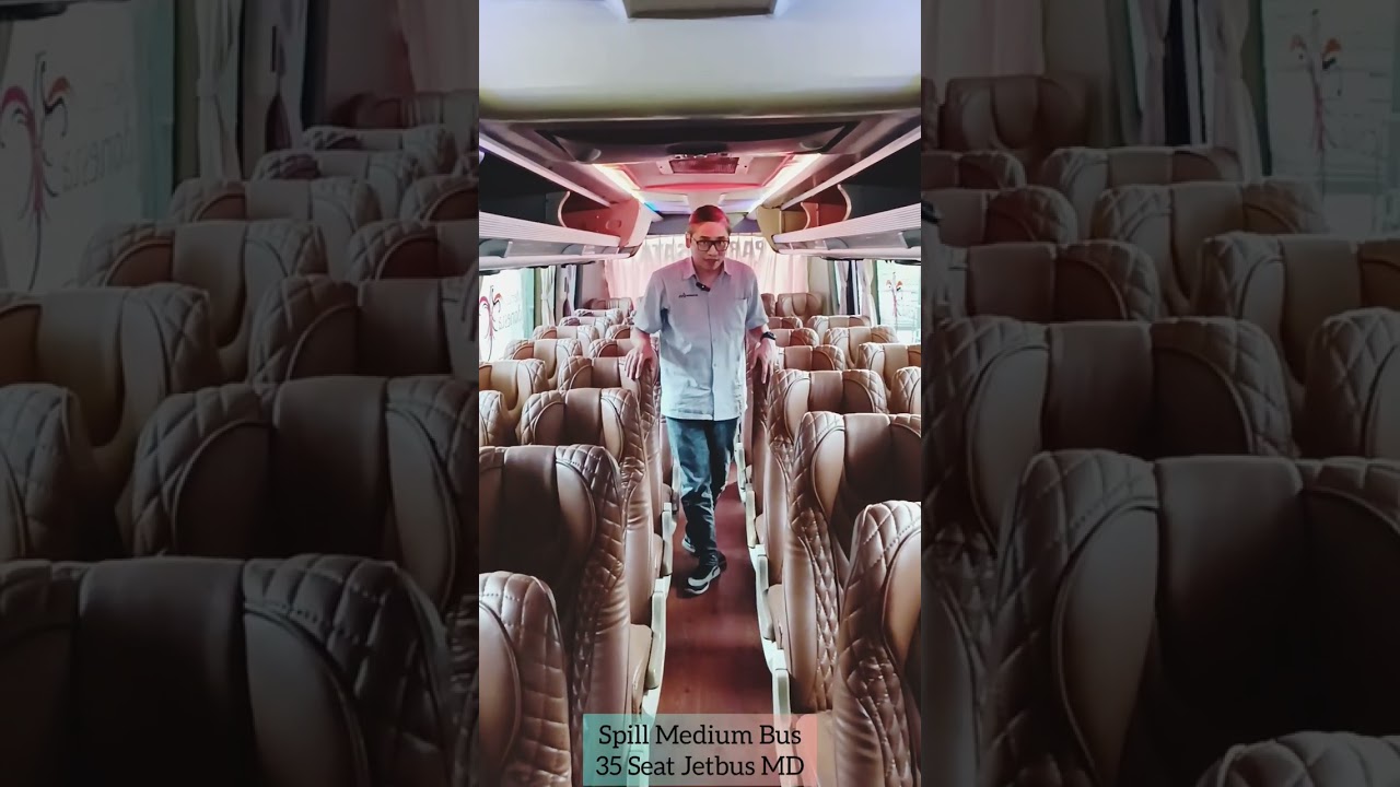 Spill Medium Bus 35 Seat Jetbus MD Classic Nya Marjaya Trans - Sewa Bus Pariwisata Bandung