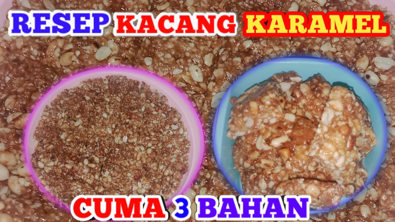 CARA MEMBUAT KACANG KARAMEL || CUMA MODAL 3 BAHAN