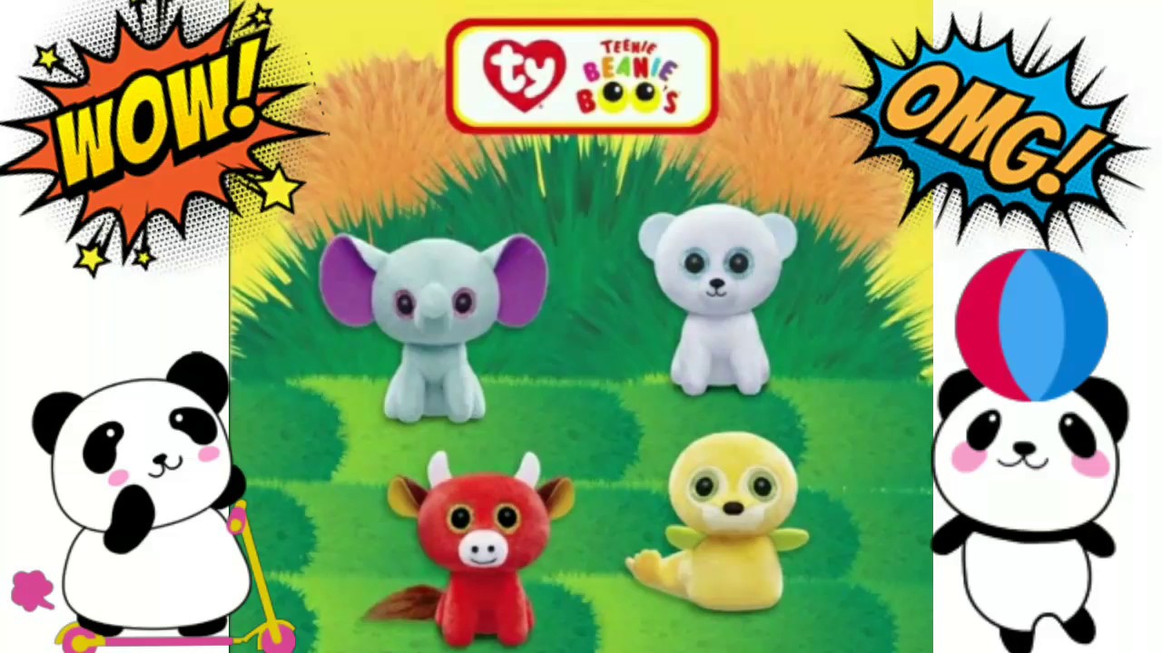 McDonald's India Toys September ty Beanie Boos 2018