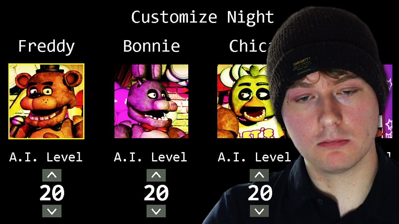 I Tried 20/20/20/20 Mode in FNAF 1