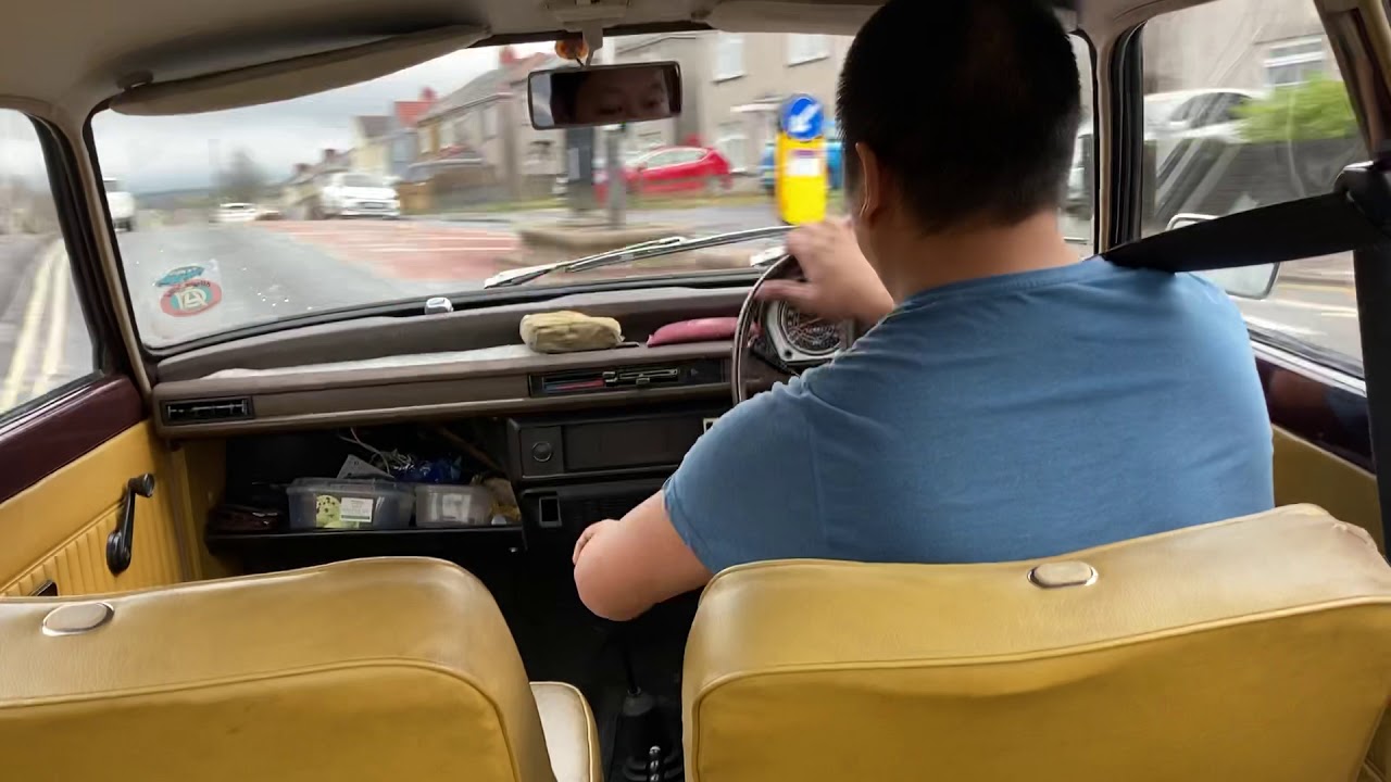 Driving around in a 1975 Austin Allegro