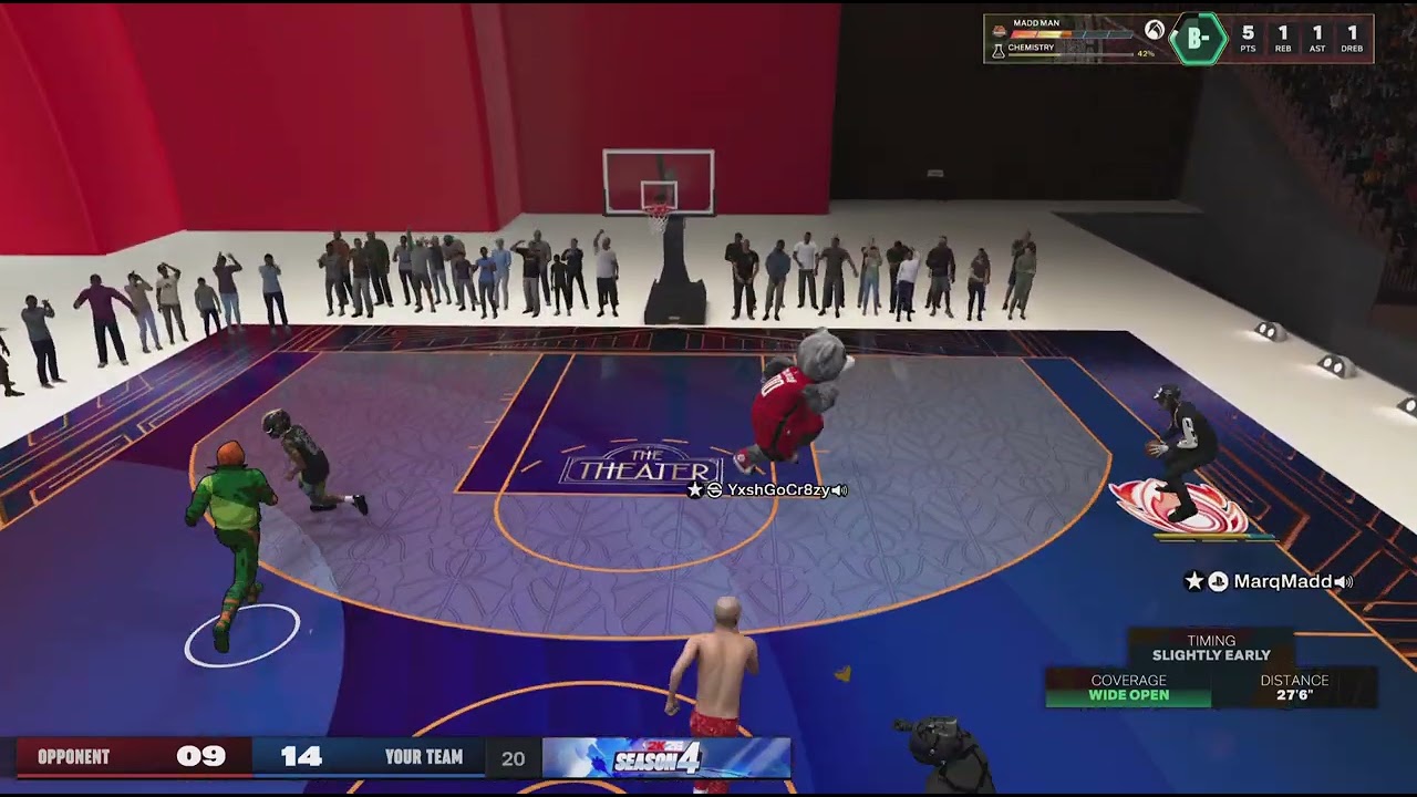NBA 2K26 Dropping off trash talking yn.