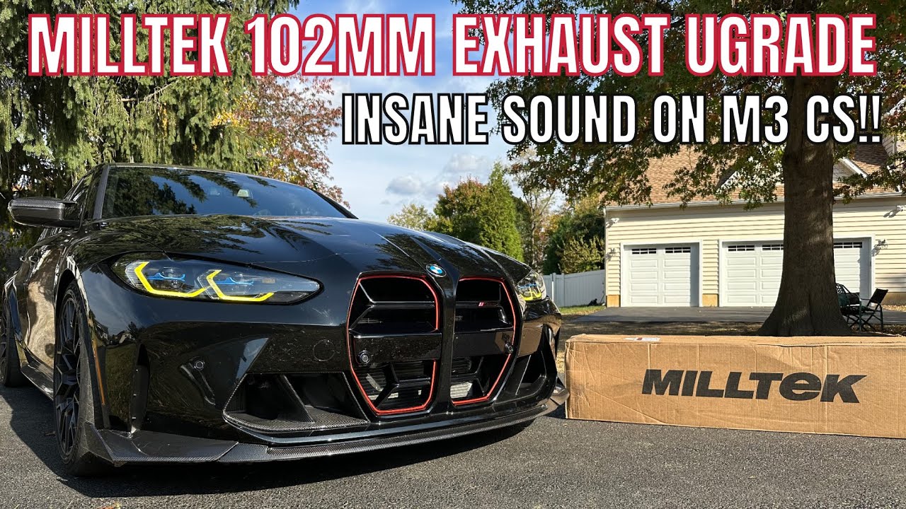 Преображаю свой M3 CS с помощью ОГРОМНОЙ 102-миллиметровой средней трубы Milltek! Мощный апгрейд ...