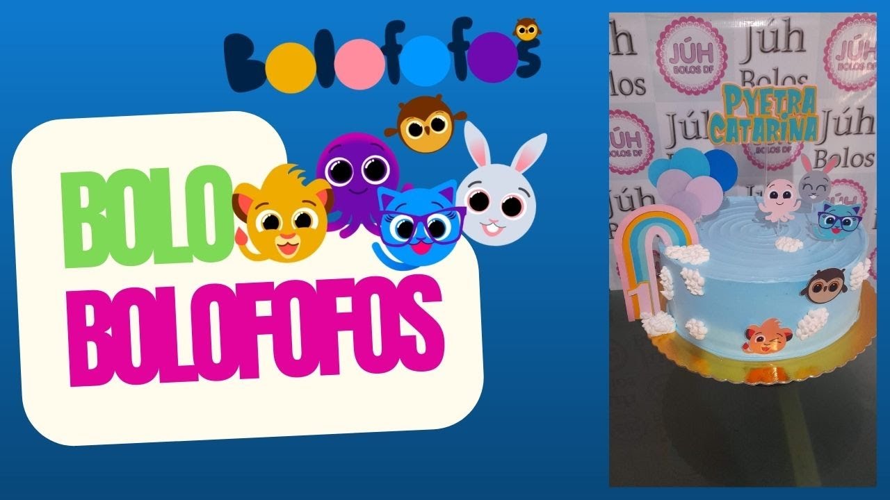 DECORANDO BOLO TEMA BOLOFOFO
