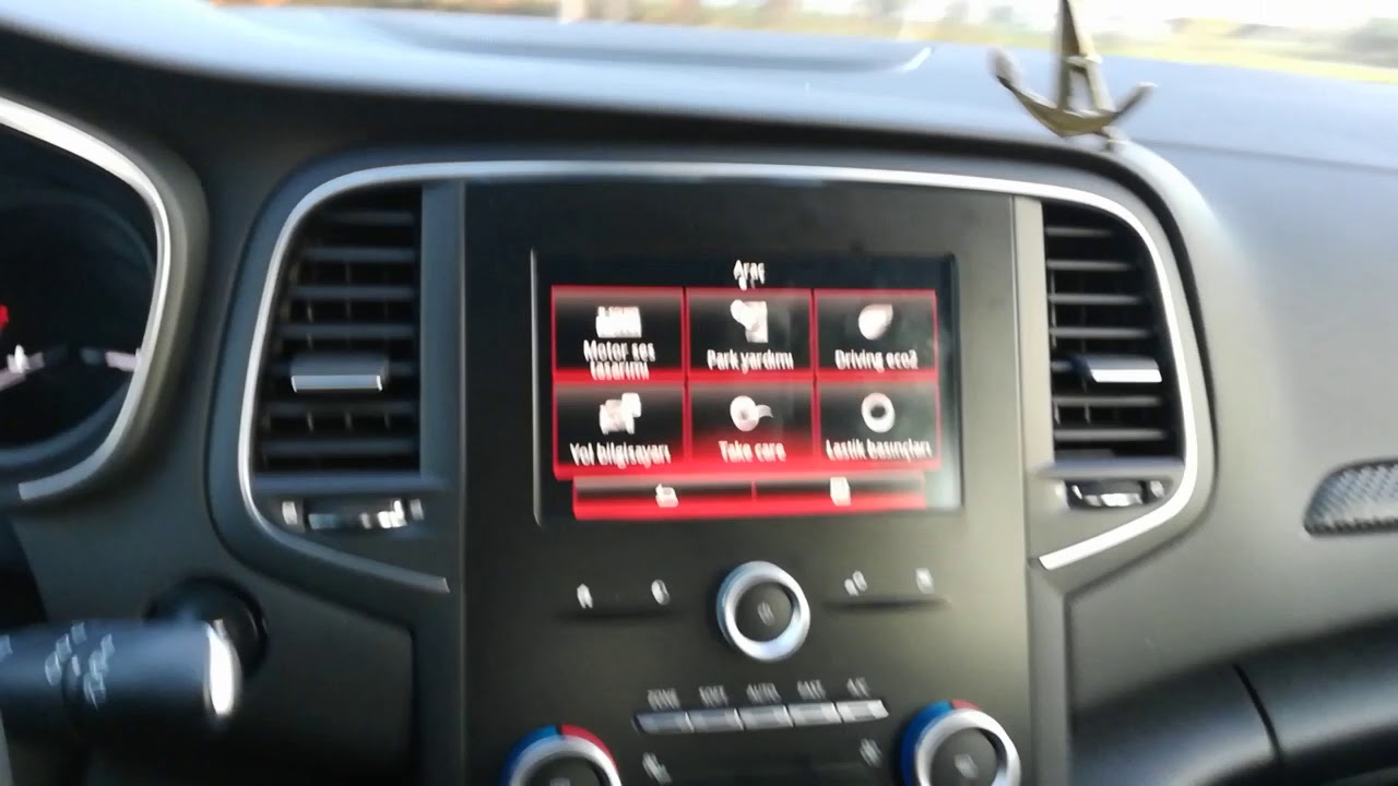 Megane4 2017 touch edc 1.5 dci rlink 2 version 3.3 rs welcome screen and sound, rsound, watch video