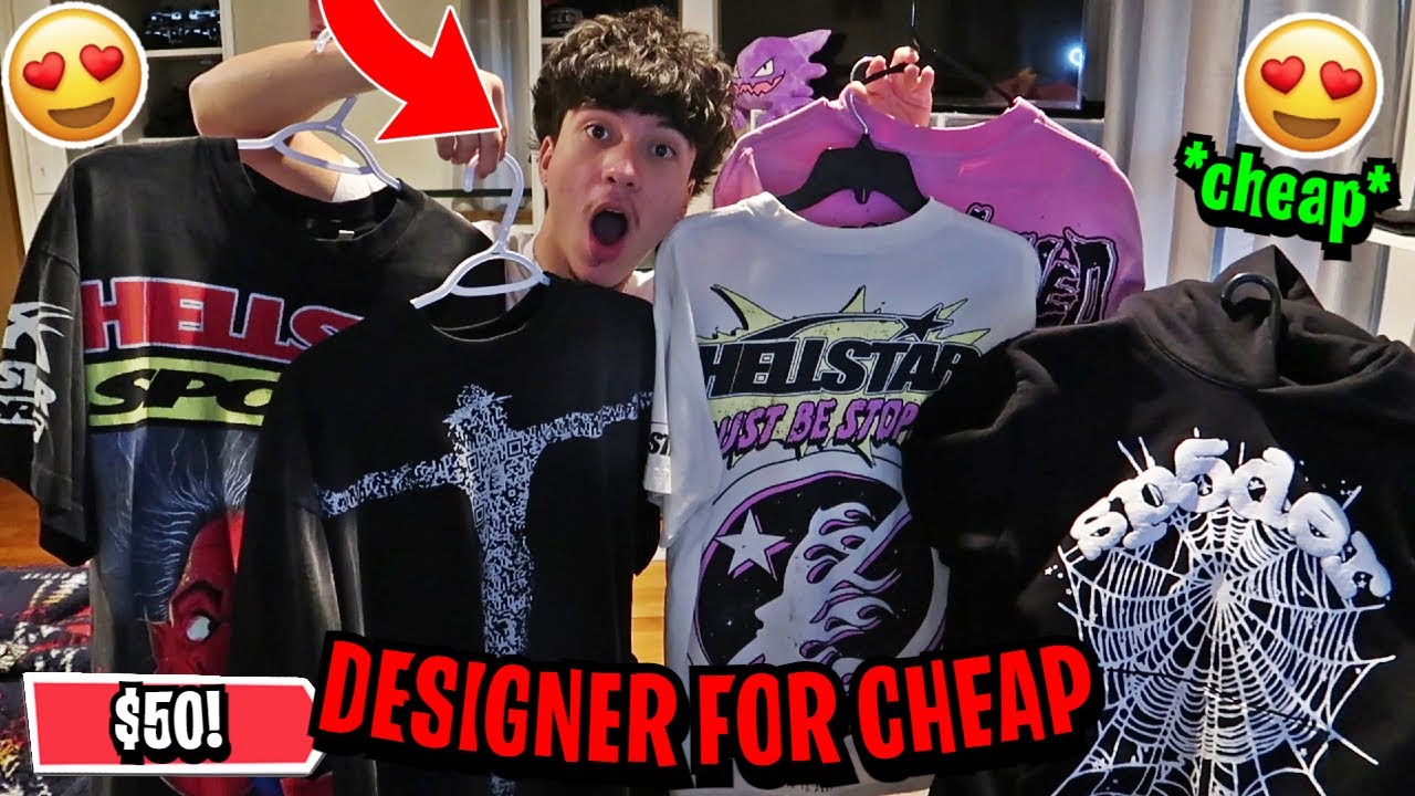HOW TO GET DESIGNER CLOTHES FOR CHEAP | Gallery Dept, ChromeHearts, Bape, Balenciaga & MORE