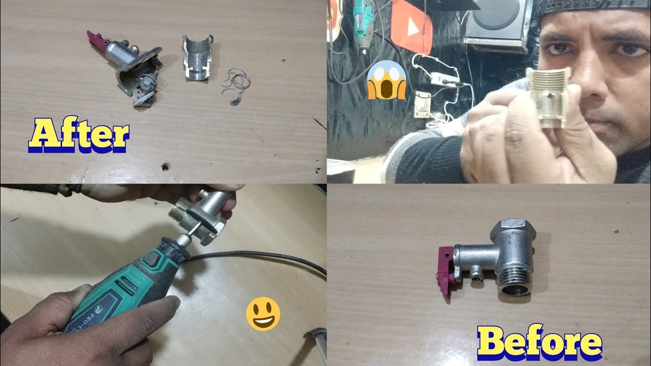 what is inside electric water geyser multi function safety valve || Hemant Techvlogs