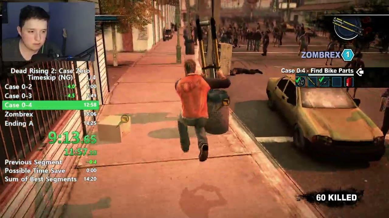 Dead Rising 2 Case Zero Timeskip Ending A Speedrun in 14:09