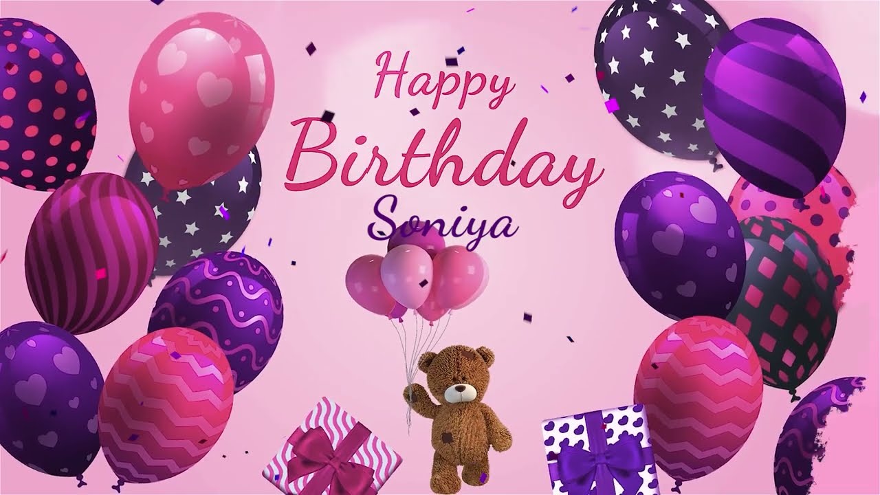 Happy Birthday Soniya | Soniya Happy Birthday Song