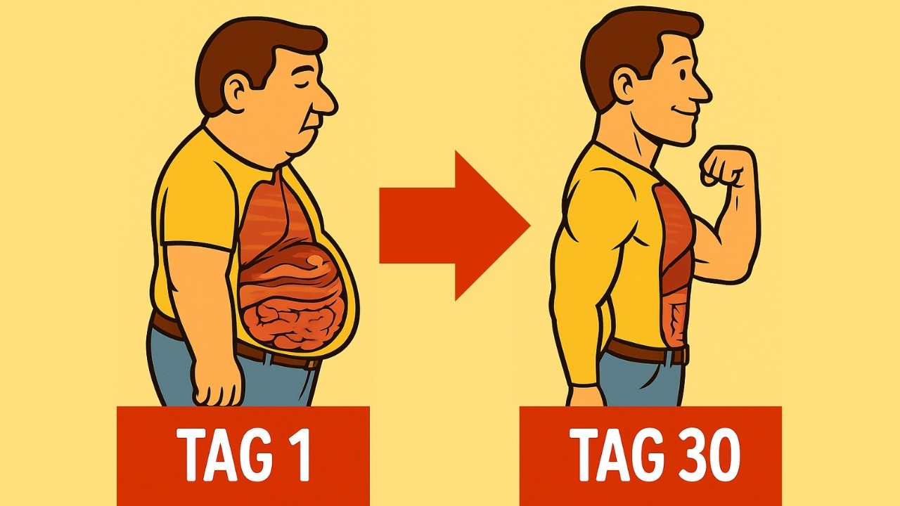 4 Wege, um Bauchfett in 30 Tagen zu verlieren (OHNE Sport zu machen)