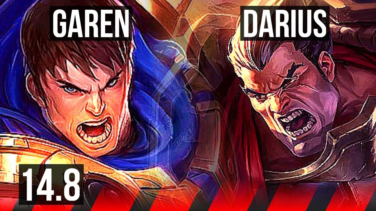 GAREN vs DARIUS (TOP) | 7/1/3 | EUW Diamond | 14.8