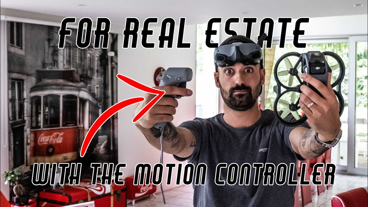 DJI Avata for REAL ESTATE with the MOTION CONTROLLER! BTS included