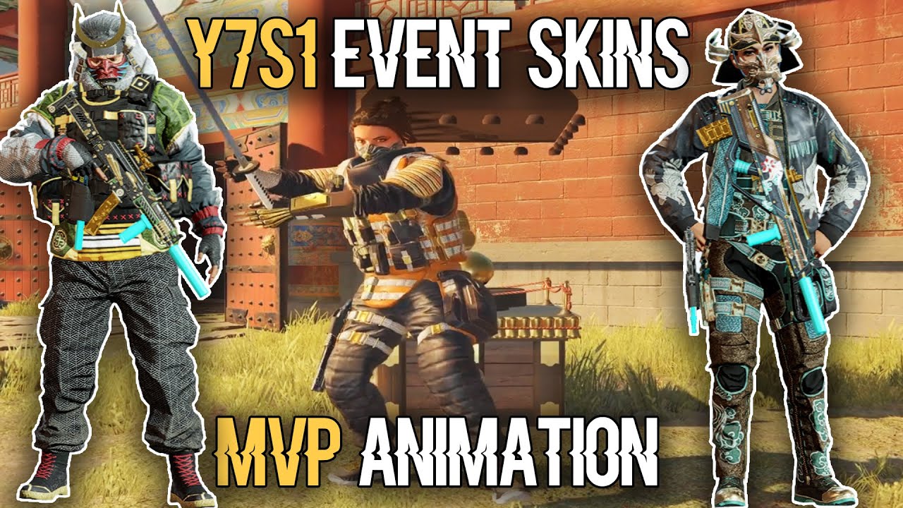 First Look At Y7 DEMON VEIL Event SKINS, MVP ANIMATION - In-Game Showcase - Rainbow Six Siege