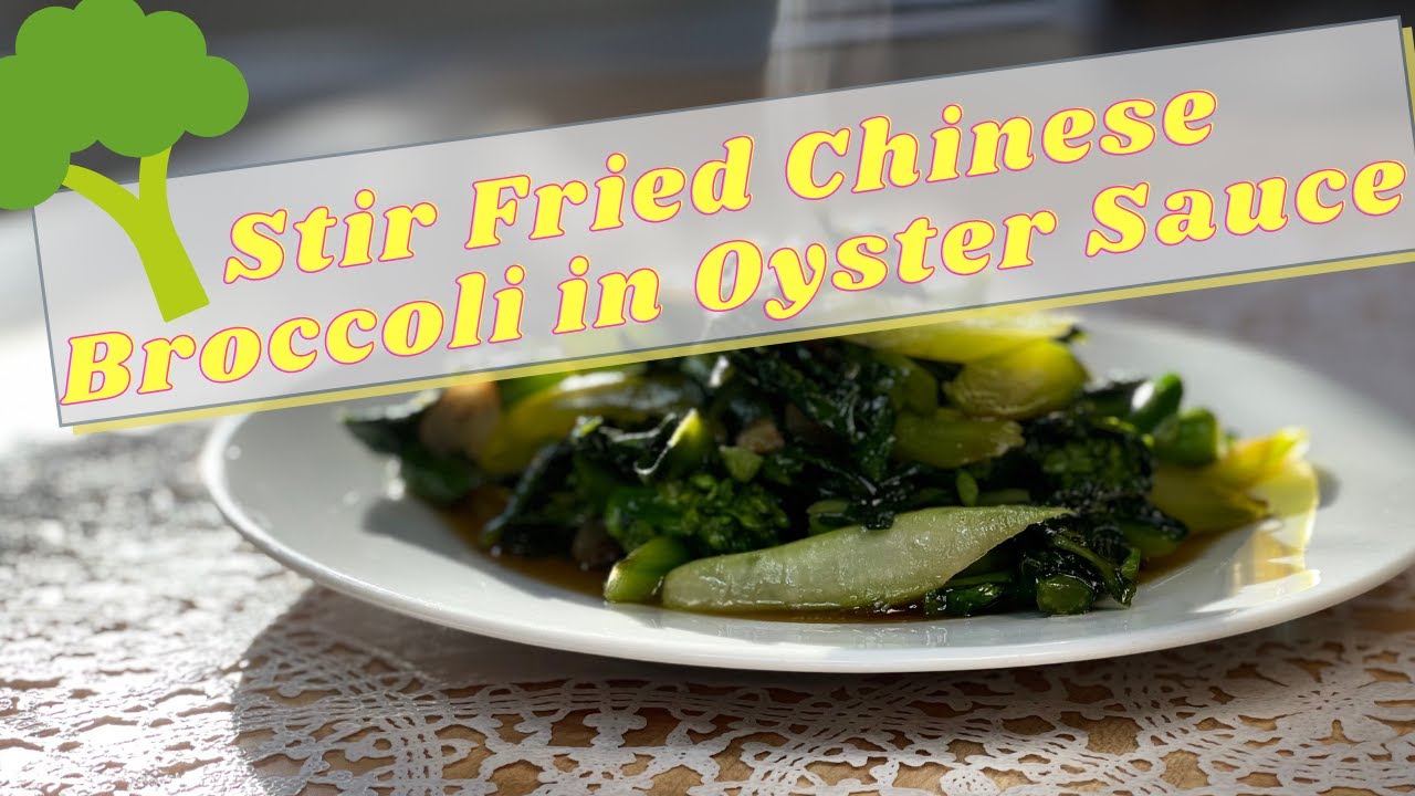Easy Chinese Broccoli Stir Fry in Oyster Sauce