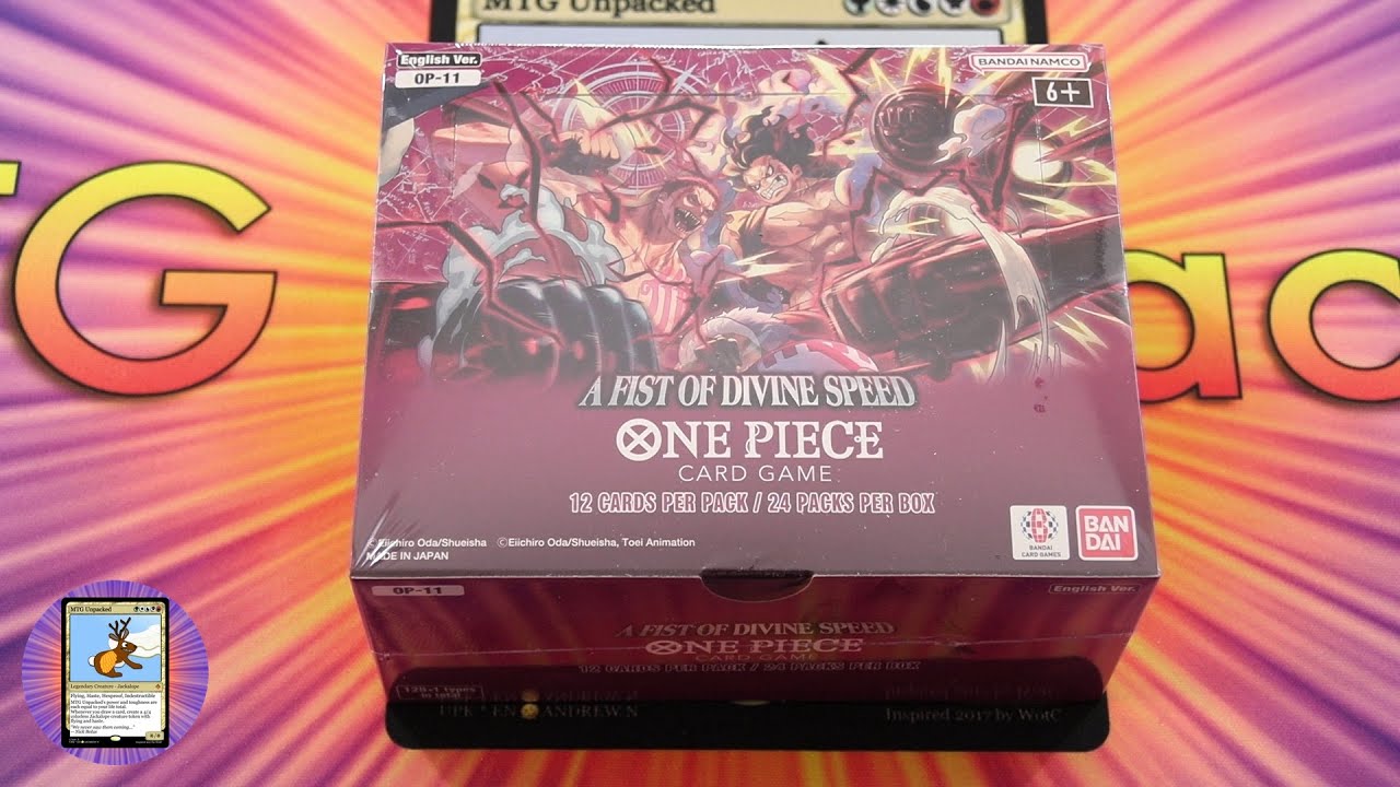 One Piece A Fist of Divine Speed Booster Box Opening