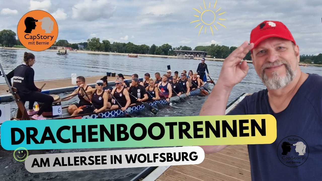 Das Drachenbootrennen am Allersee in Wolfsburg. Eine tolle Veranstaltung mit Spaß für Groß und Klein