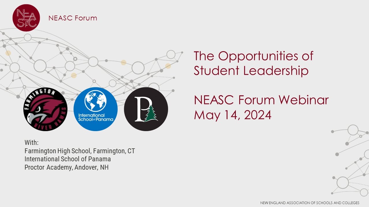 The Opportunities of Student Leadership | #NEASCforum