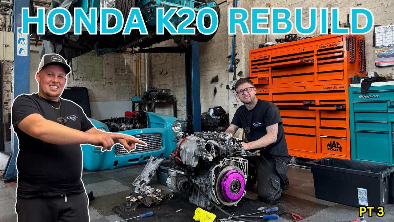 HONDA K20 ENGINE REBUILD (FORGED) SUPERCHARGED (500BHP) PT3