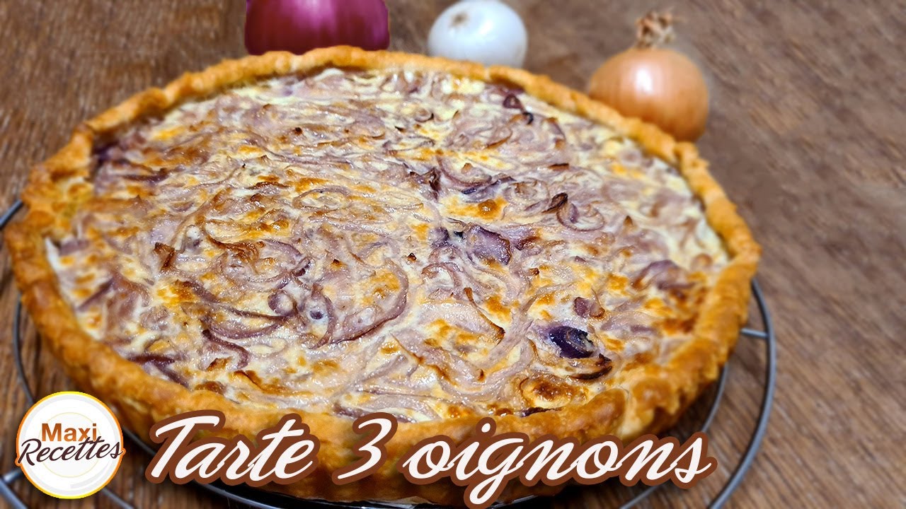 Tarte Feuilletée aux 3 Oignons - Recette Facile
