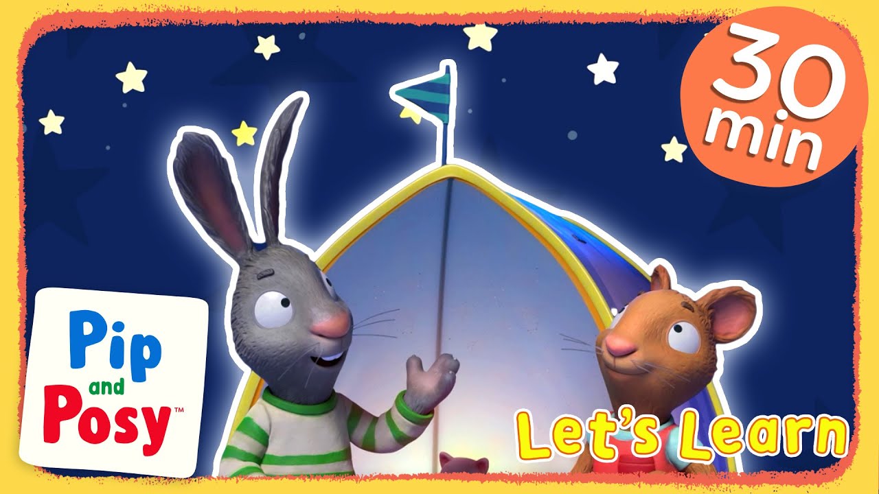 What goes on in a Wintery Night?| Let's Learn | Pip and Posy