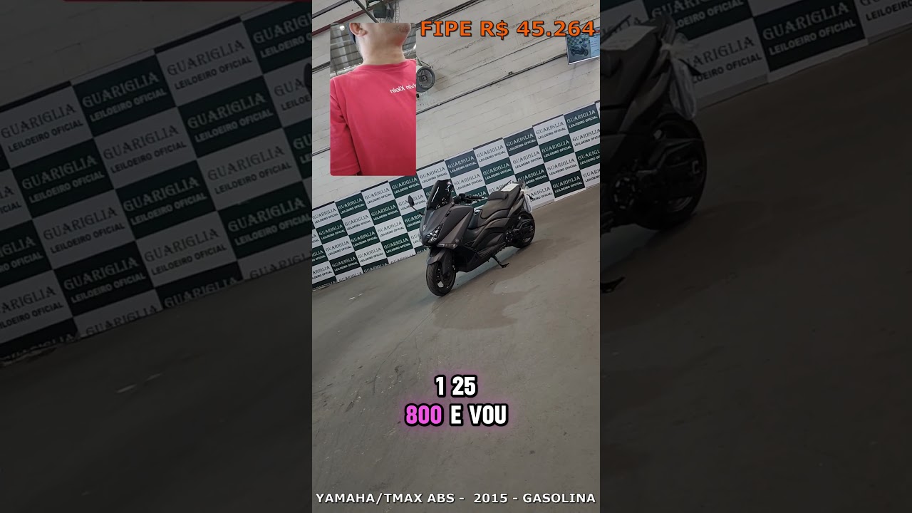 YAMAHA/TMAX ABS -2014 - 2015 - GASOLINA BARATINHA #leil&atilde;o #leilaodemotos #samuelsinistro