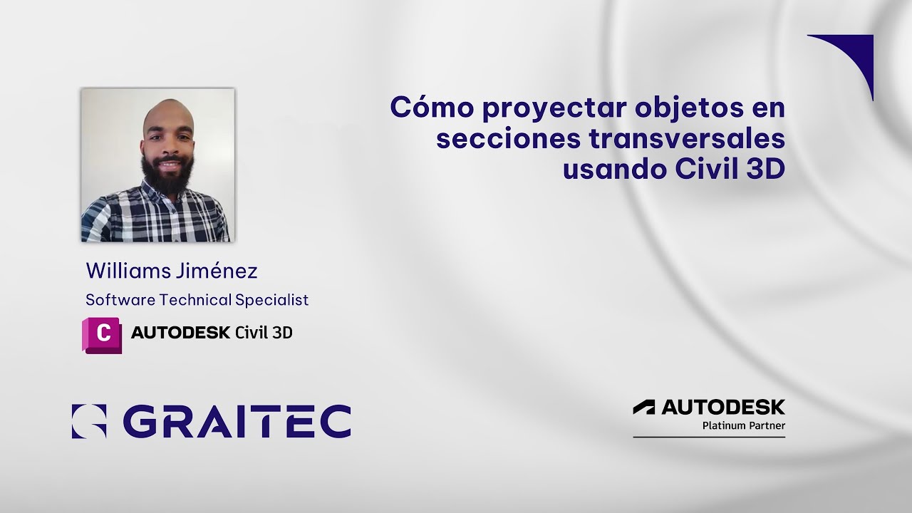 Cómo proyectar objetos en secciones transversales usando Civil 3D