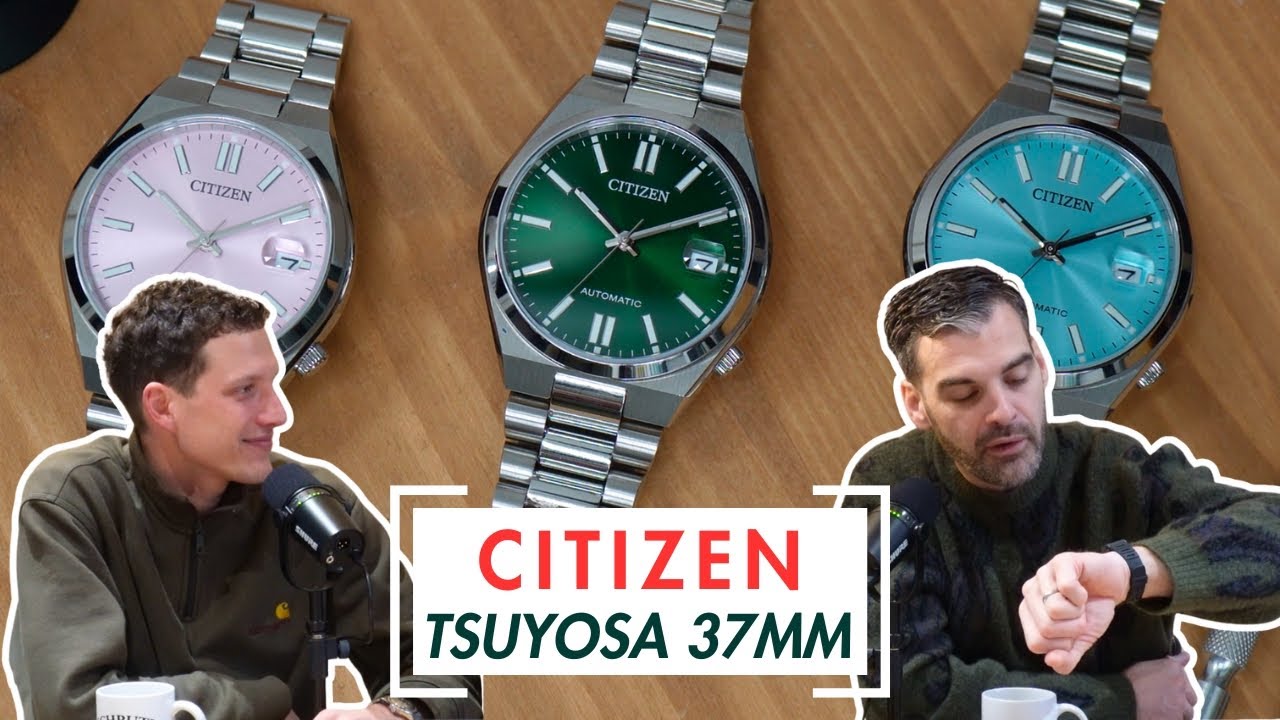 #ACTU - Citizen décline la Tsuyosa en 37mm dans un trio de couleurs !