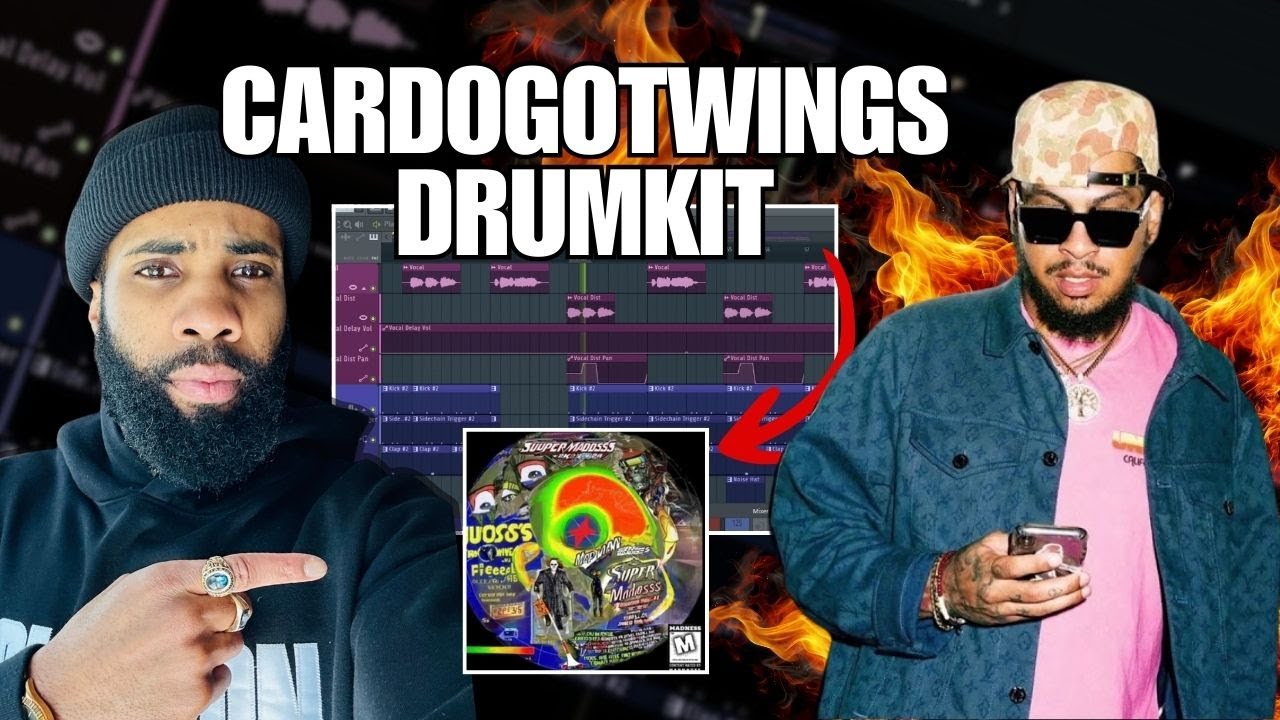 I Bought CardoGotWings SUPER MADNESS 2K24 Drumkit & Made A Fire Beat | FL Studio 20 Tutorial