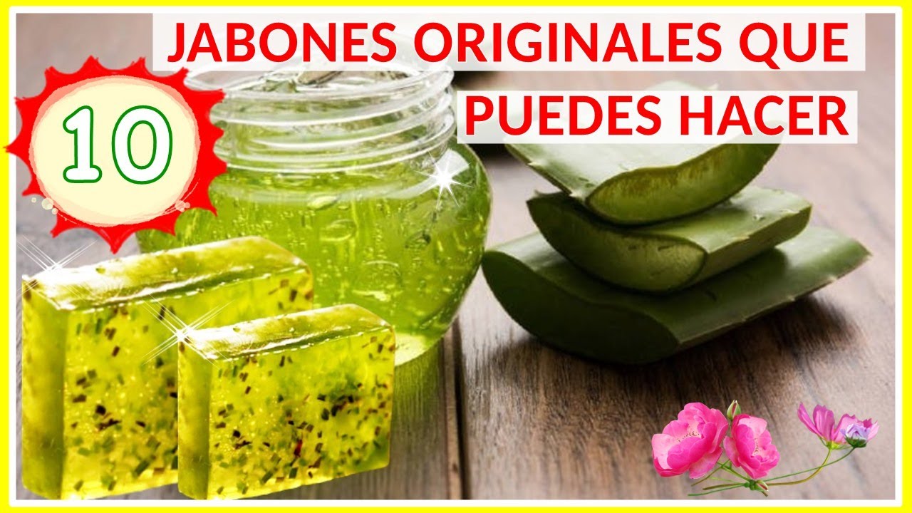 10 JABONES de GLICERINA  Caseros 🧼 ALOE VERA, MIEL, PARA NIÑOS