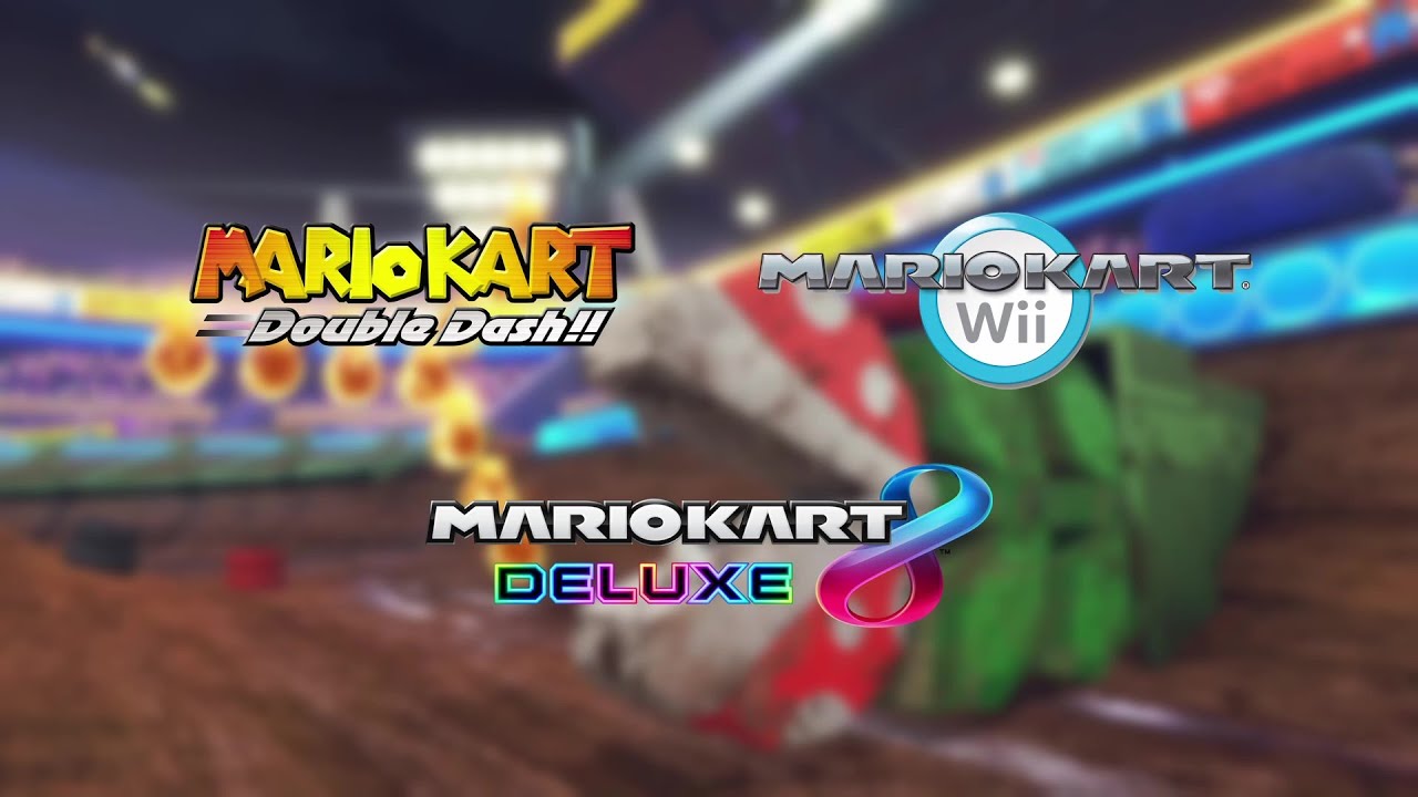 Mario Kart Double Dash: Waluigi Stadium / Wario Colosseum MASHUP (GCN+Wii+MK8D) + FINAL LAP Version