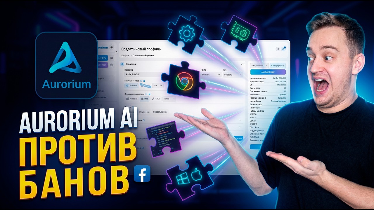 Как AI поможет защитится тебе от банов? Честный обзор на новый антидетект браузер AURORIUM
